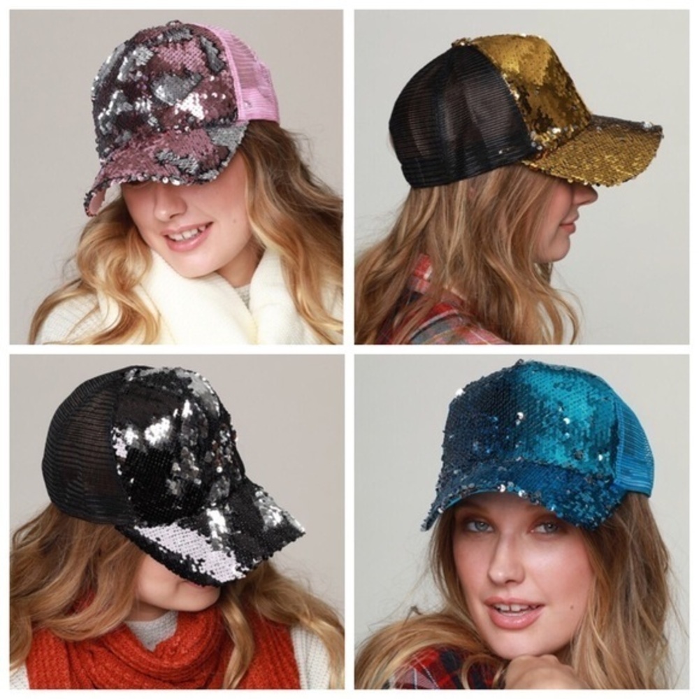 🆕2-Hats reversible sequin